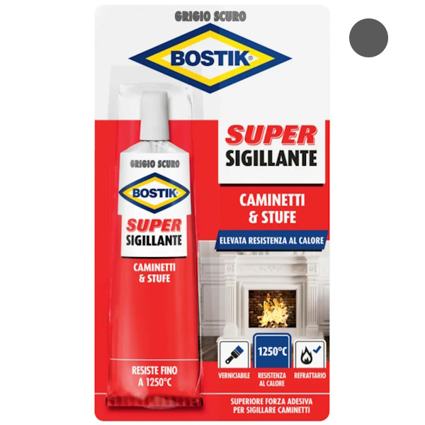 UHU Bostik Super Sigillante Caminetti e Stufe Blister GR100 - UHU BOSTIK